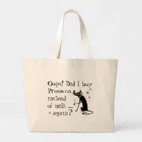 Prosecco tote bag sales