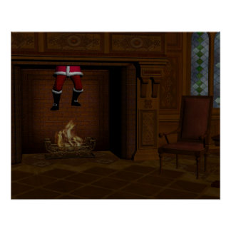 Oops - Hot Surprise For Santa Claus Poster