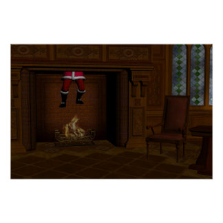 Oops - Hot Surprise For Santa Claus Poster