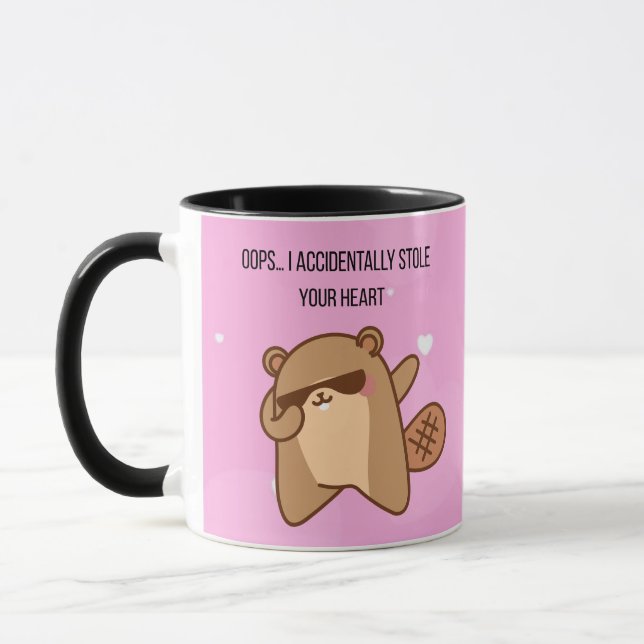 Oops… I Accidentally Stole Your Heart Mug |Beaver (Left)