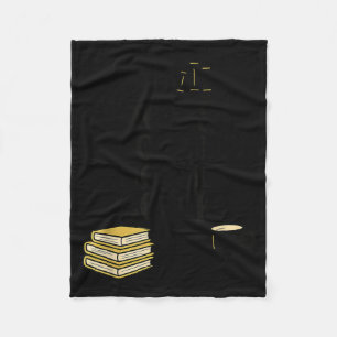 Oops I Bought Another Book, Funny Book Lover Fleece Blanket