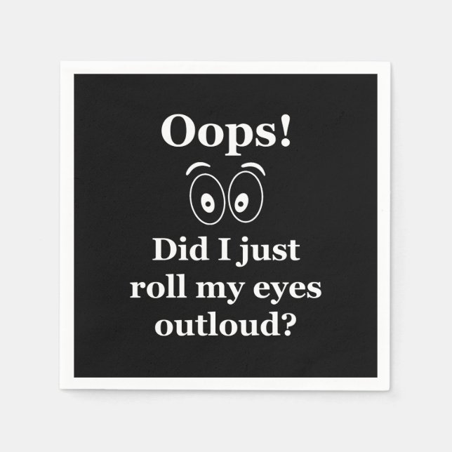 Oops! Paper Napkins (Front)