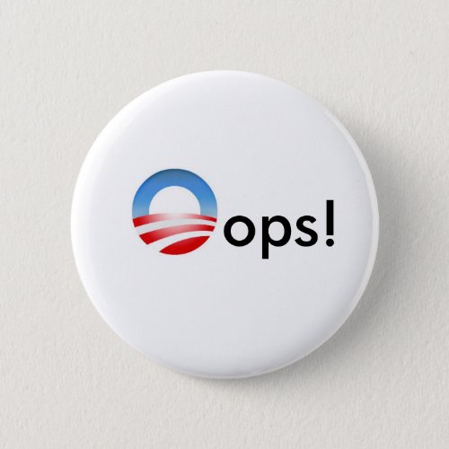 Oops Pinback Button