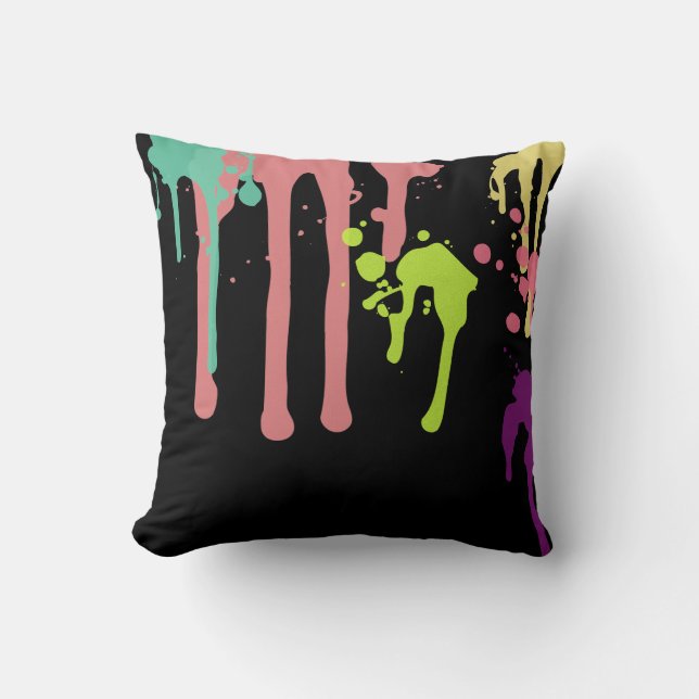 Oops Throw Pillow (Front)