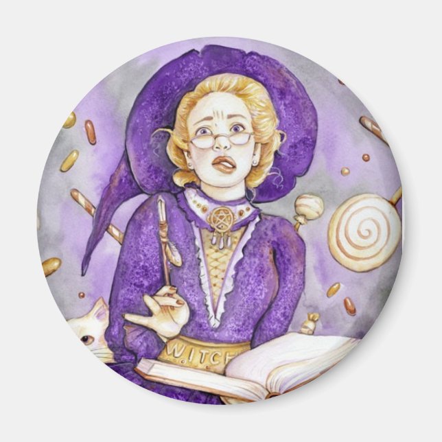 Oops, trick or treat? magnet (Front)