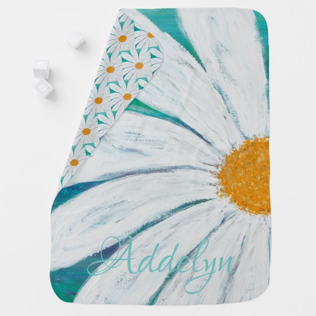 Oopsie Daisy Baby Blanket - Customize Name (In Situ)
