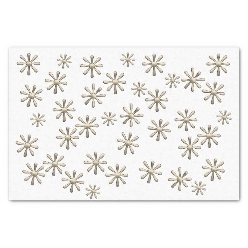  OOPSIE DAISY cute 3D gold floating daisies  Tissue Paper