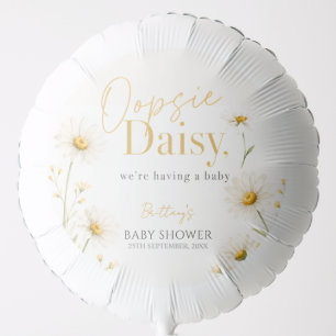 Oopsie Daisy Wildflower Baby Shower  Balloon