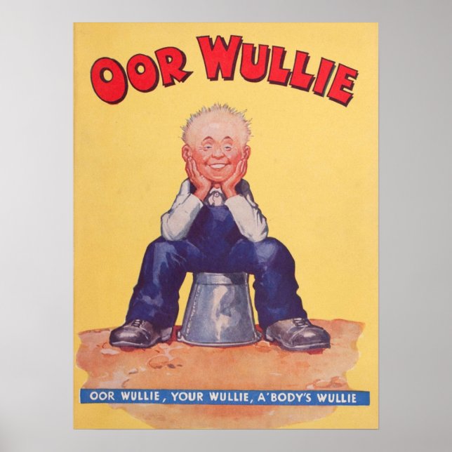 Oor Wullie 1941 Vintage Print (Front)