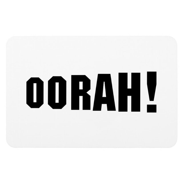 OORAH! MAGNET (Horizontal)