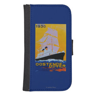 Oostende Dover Vintage PosterEurope Phone Wallet