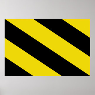 Oosterzele, Belgium flag Poster