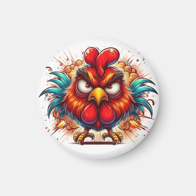 Oots the Radiant Rooster Magnet (Front)