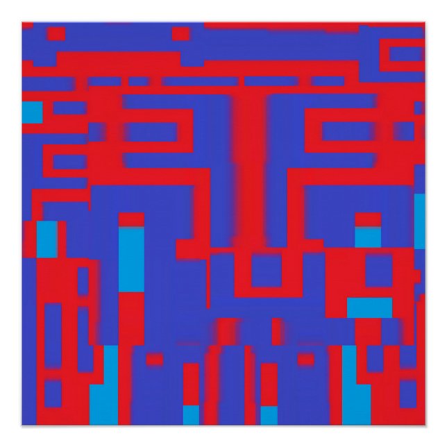 Op Architecture II - Ken Gage Abstract Poster (Front)