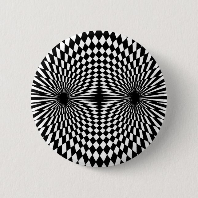 Op Art #12 Button (Front)