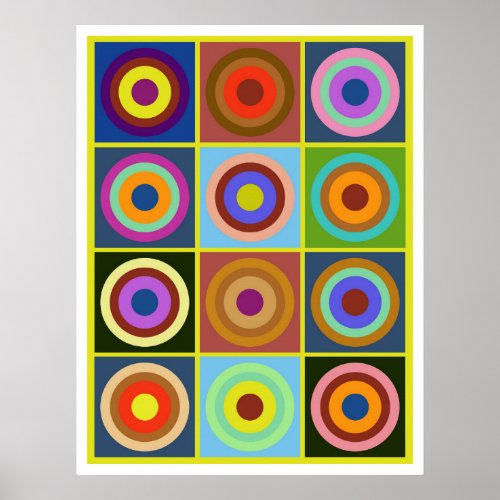 Op Art 19 Poster