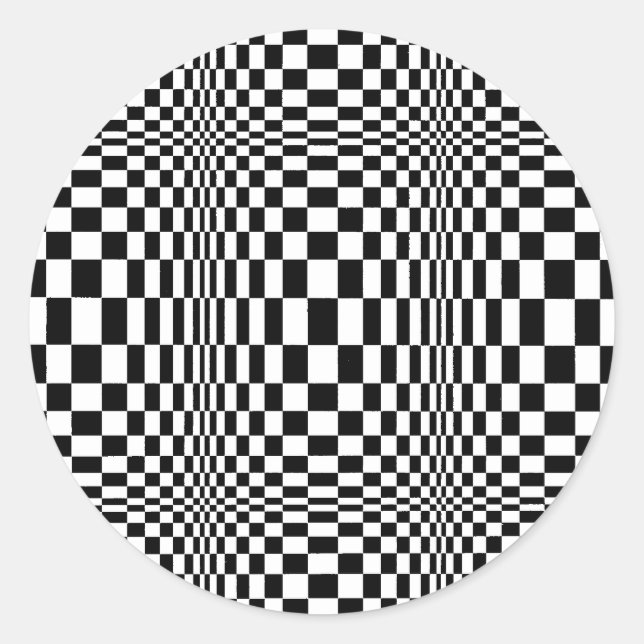 OP -Art #1 at Emporio Moffa Classic Round Sticker (Front)