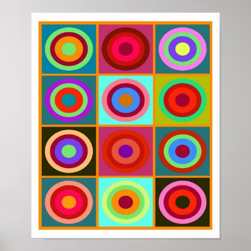 Op Art 20 Poster