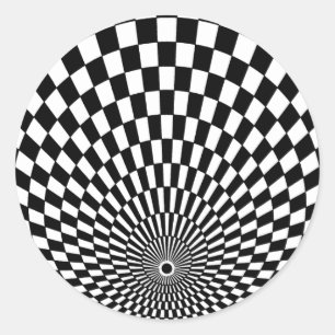 OP -Art #2 at Emporio Moffa Classic Round Sticker
