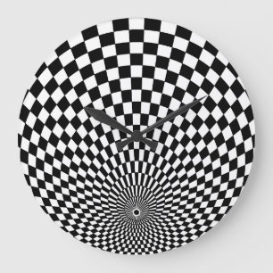 OP -Art #2 at Emporio Moffa Large Clock