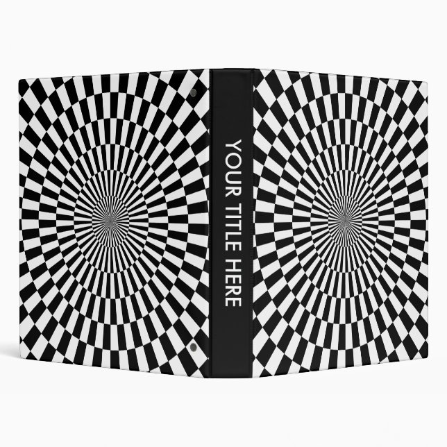 Op Art - Black and White Binder (Background)