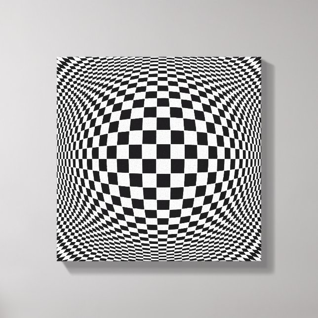 Op Art Canvas Print (Front)