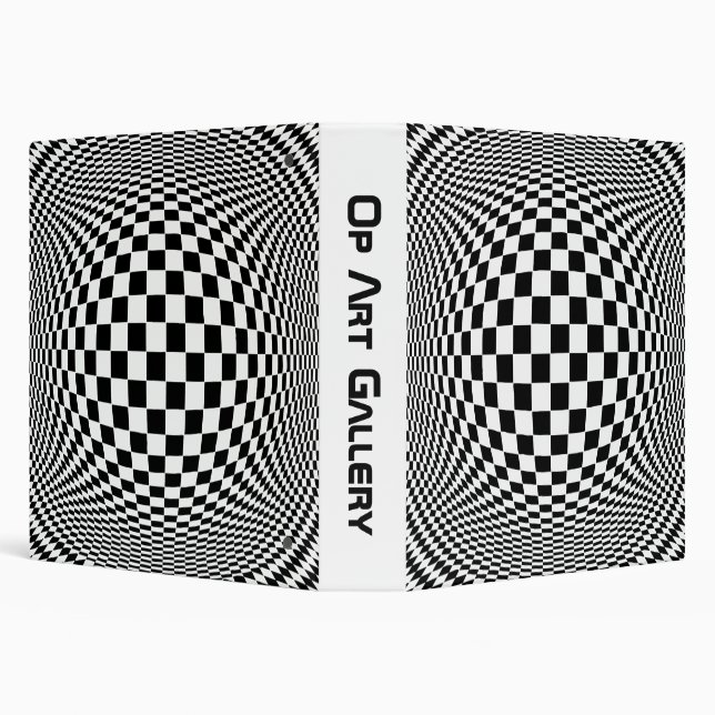 Op Art Custom Binder (Background)