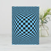 Op Art Custom Flat Card (Standing Front)