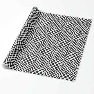 Op-Art Dots Wrapping Paper