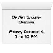 Op Art Note Card (Inside Horizontal (Bottom))