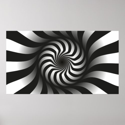 Op art poster