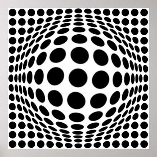 Op Art Poster | Zazzle