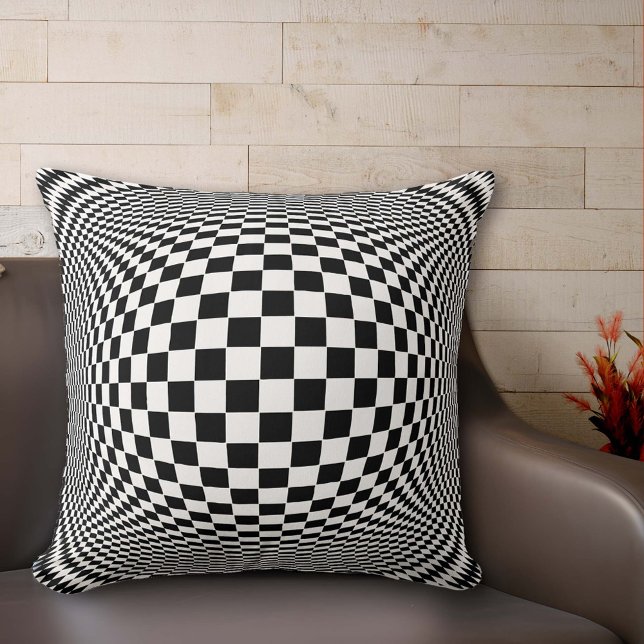 Op Art Throw Pillow (Op Art Throw Pillow)