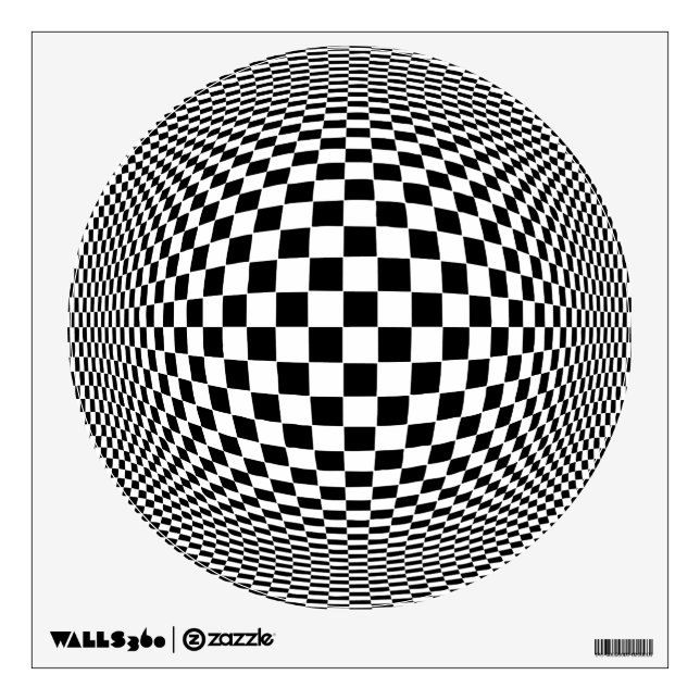 Op Art Wall Decal (Front)
