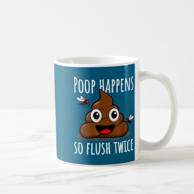 Op Happens So Fluwice Funny Toilet Humor  Coffee Mug (Right)