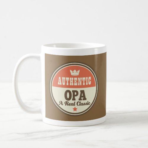 Opa Fathers Day Vintage Mug