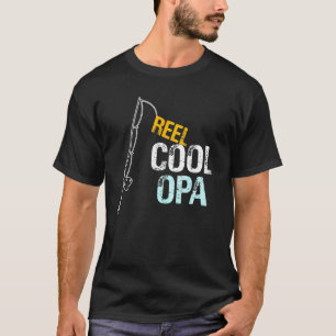 Opa  From Granddaughter Grandson Reel Cool Opa T-Shirt