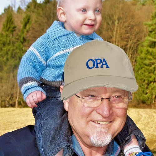 Opa _ German  grandpa Embroidered Baseball Cap
