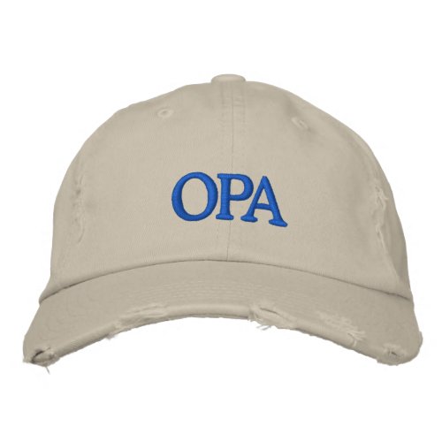 Opa _ German  grandpa Embroidered Baseball Cap