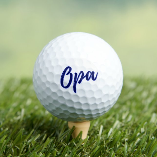 Opa - German Grandpa Golf Balls (Insitu Tee)