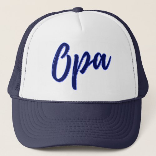 Opa _ German Grandpa Trucker Hat