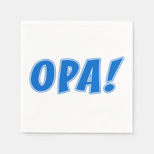 Opa Greek Celebration Napkins