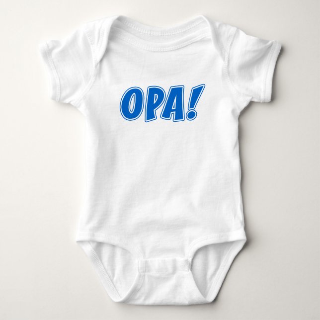 Opa Kids Design Baby Bodysuit (Front)