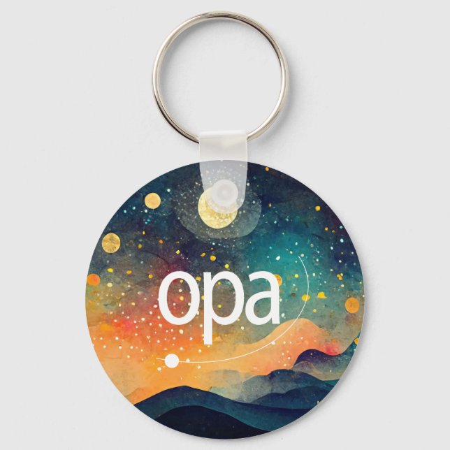 OPA logo Keychain (Back)
