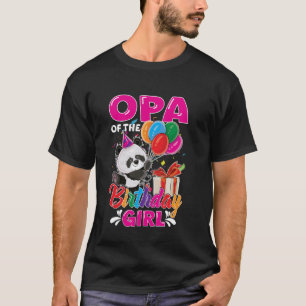 Opa Of The Panda Bear Birthday Animal Lover Boys G T-Shirt