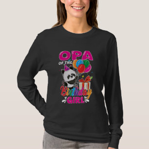 Opa Of The Panda Bear Birthday Animal Lover Boys G T-Shirt