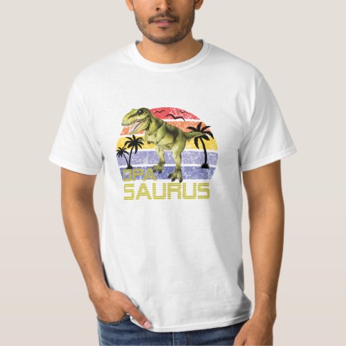Opa Saurus Rex Opasaurus Dinosaur  T_Shirt