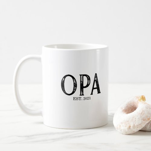 Opa Year Established Coffee Mug
