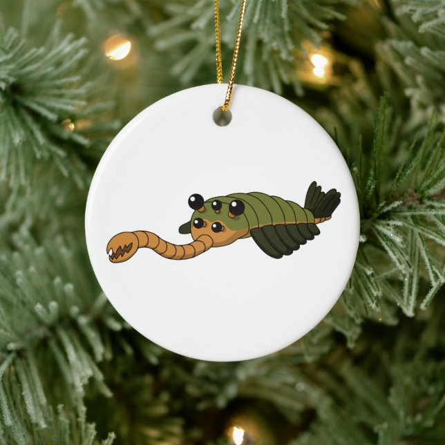 Opabinia- Prehistoric Animal Ceramic Ornament (Tree)