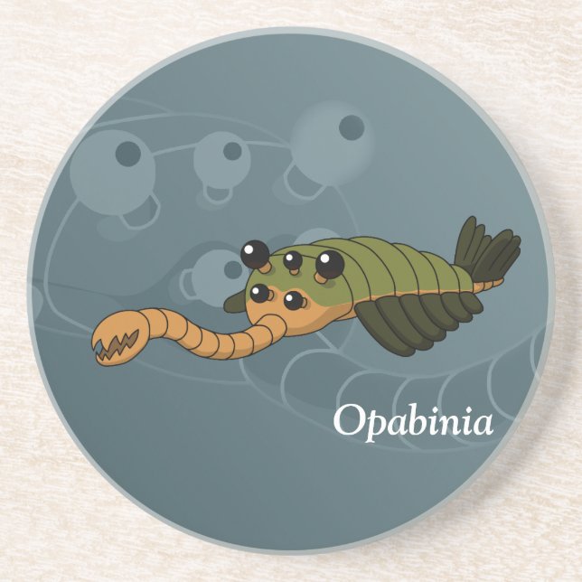 Opabinia- Prehistoric Animal Drink Coaster (Front)